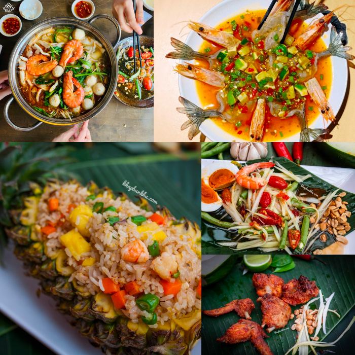 Món Thái - Khap Bun Kha quán ăn Thái Lan ở Đà Lạt 