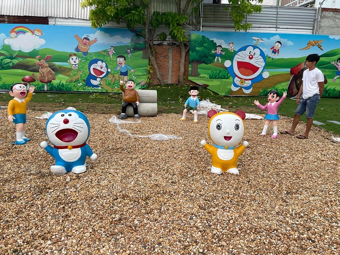 vui chơi tại khu vui chơi Doraemon Tây Ninh 