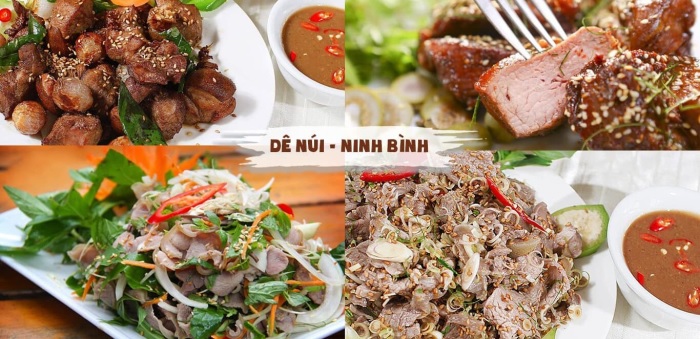 Hoa Lu Ninh Binh travel experience - mountain goat meat