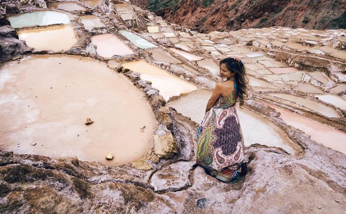 Sống ảo ở mỏ muối Maras Peru