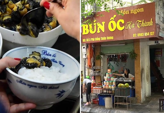 Hanoi cold snail noodle shop - Hanoi