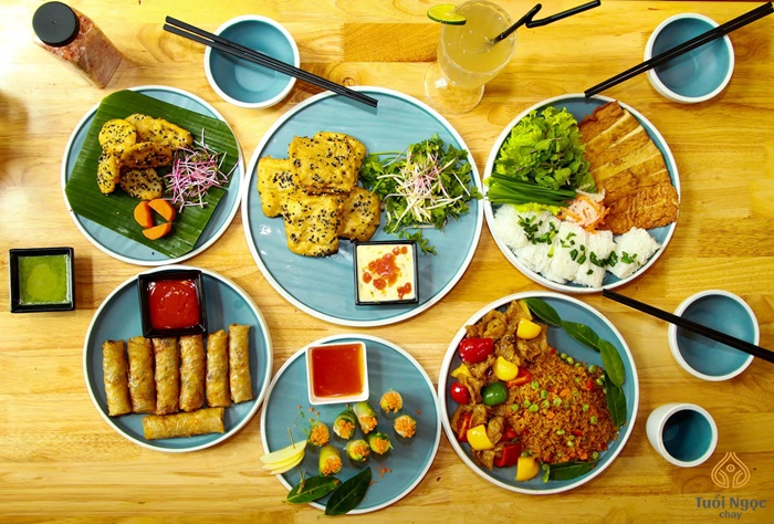 Delicious vegetarian restaurant in Hai Phong - Vegetarian Tuoi Ngoc