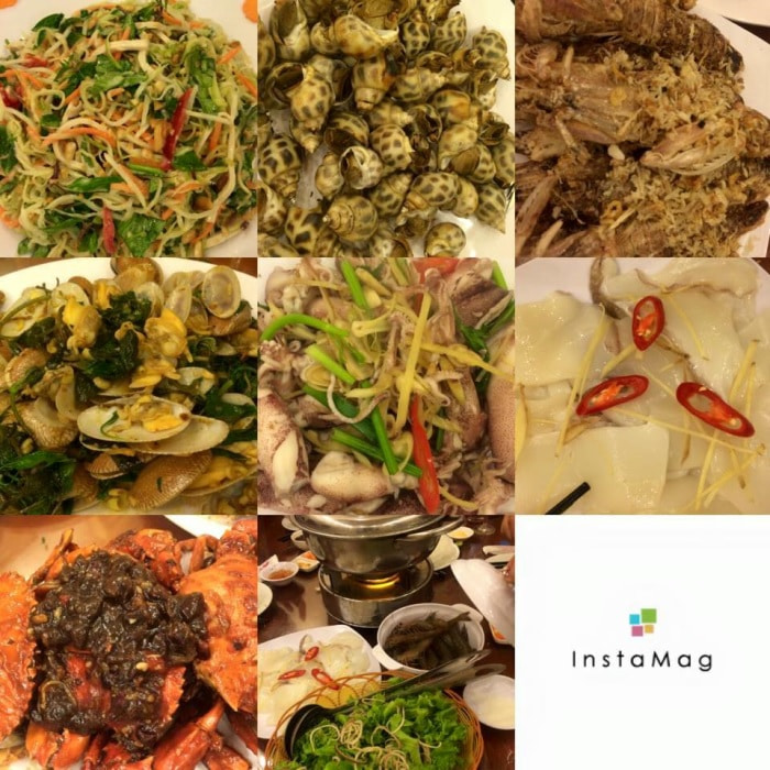 Delicious seafood restaurant in Hai Phong - Gio Bien restaurant