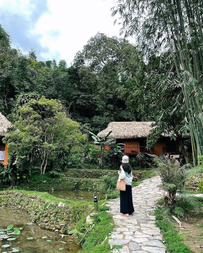 Ecolodge Pan Hou Village là một resort đẹp ở Hà Giang mang nét thanh bình