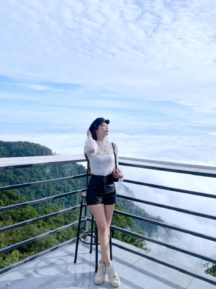 săn mây ở Ba Vì - quán cafe cote 1100