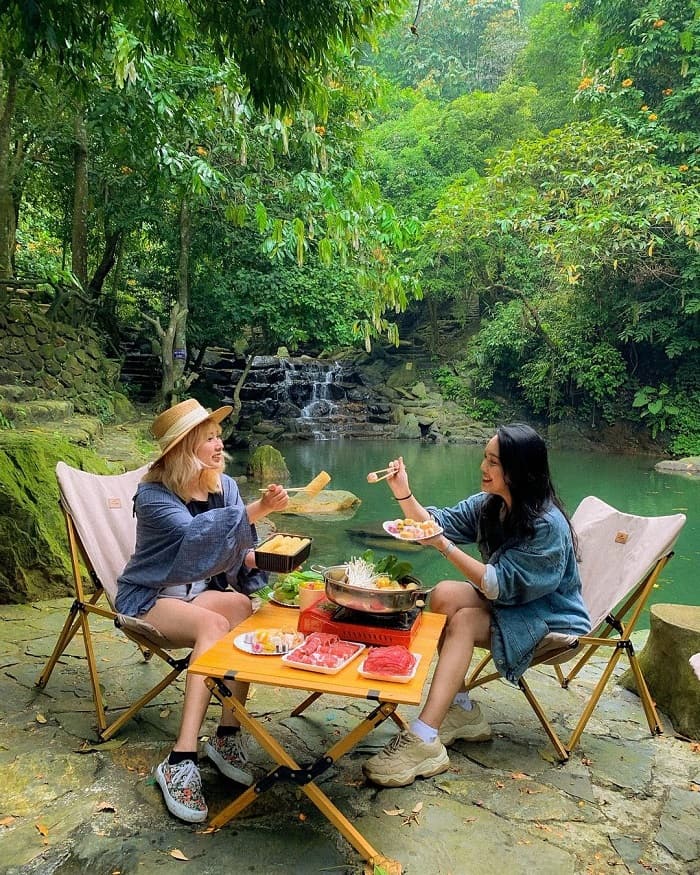 săn mây ở Ba Vì - cắm trại Thiên Sơn - Suối Ngà