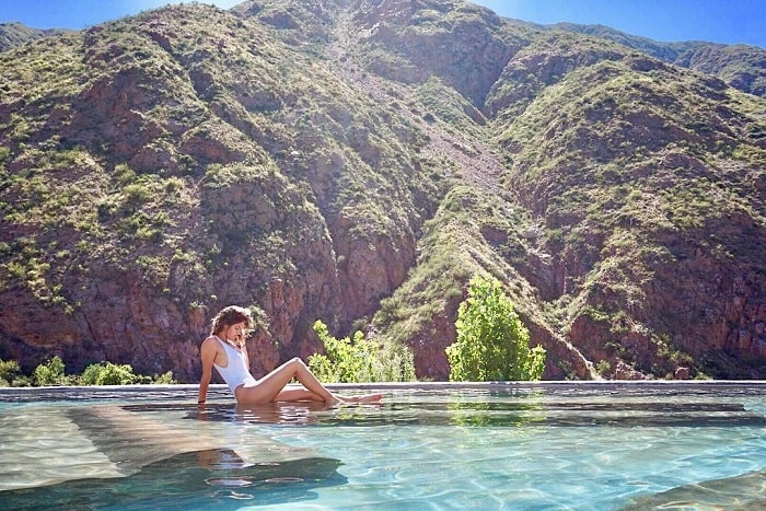 Suối nước nóng Cachueta Argentina