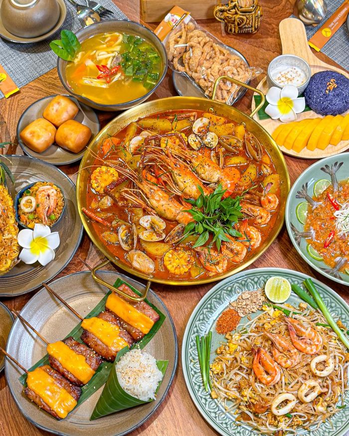 đồ ăn The Thai Cuisine Đà Lạt quán ăn Thái Lan ở Đà Lạt 