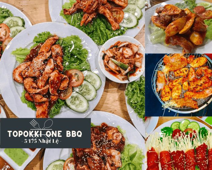 Delicious barbecue restaurant in Hue Topokki One BBQ
