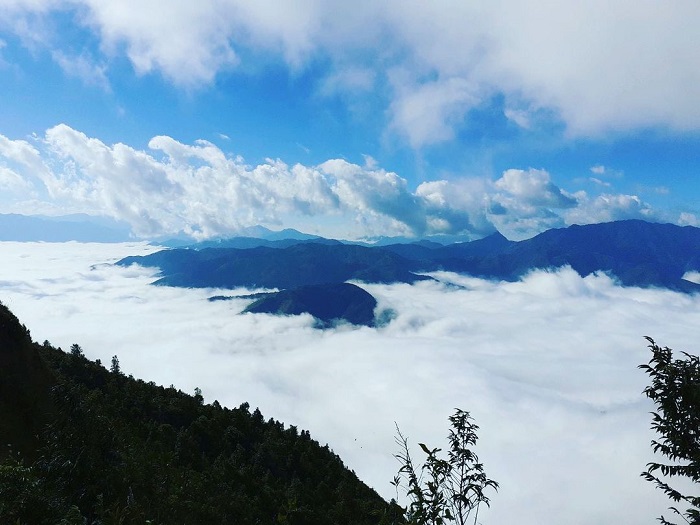 Xã Pú Đao Lai Châu với thiên đường mây trắng xóa