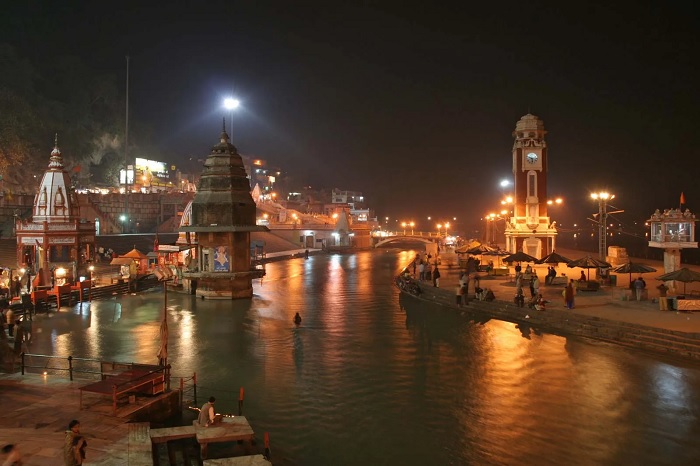 Thành phố Haridwar về đêm - du lịch Haridwar