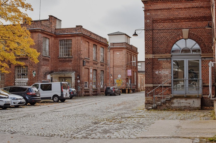 Khu phố Baumwollspinnerei mang cảm giác công nghiệp - du lịch Leipzig