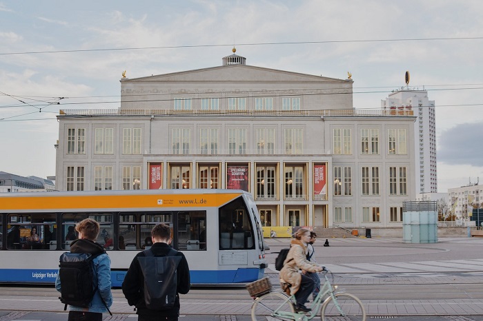 Quảng trường Augustusplatz - du lịch Leipzig