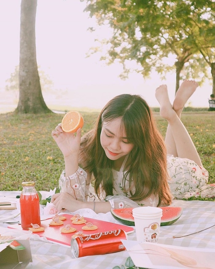 Cắm trại nhỏ là việc cần làm khi tới công viên Sa Đéc Đồng Tháp