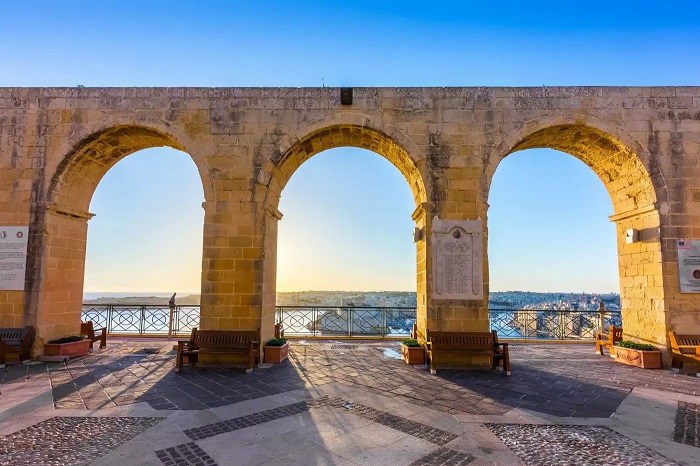 Vườn Thượng Barrakka thủ đô Valletta Malta