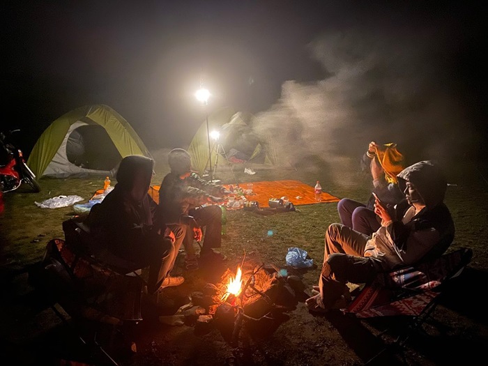 hồ Đồng Chanh Lương Sơn Hoà Bình - cắm trại