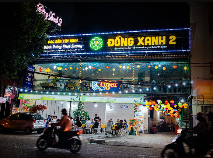 quán ăn gia đình ở Cần Thơ - Nhà hàng Đồng Xanh 2