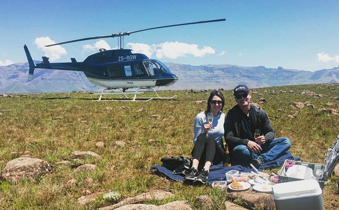 Chuyến tham quan bằng trực thăng là hoạt động không thể bỏ lỡ khi đến thác Tugela