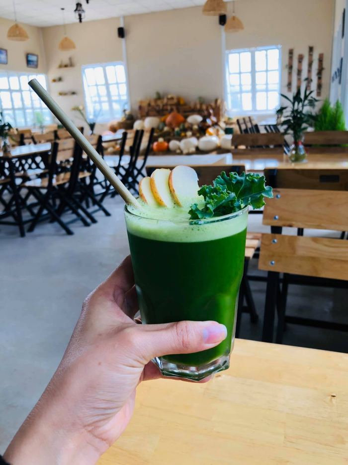 cafe vườn bí ngô khổng lồ Đà Lạt 