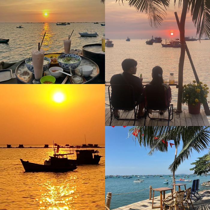 Cafe Bàng quán cafe view biển ở Phú Quốc