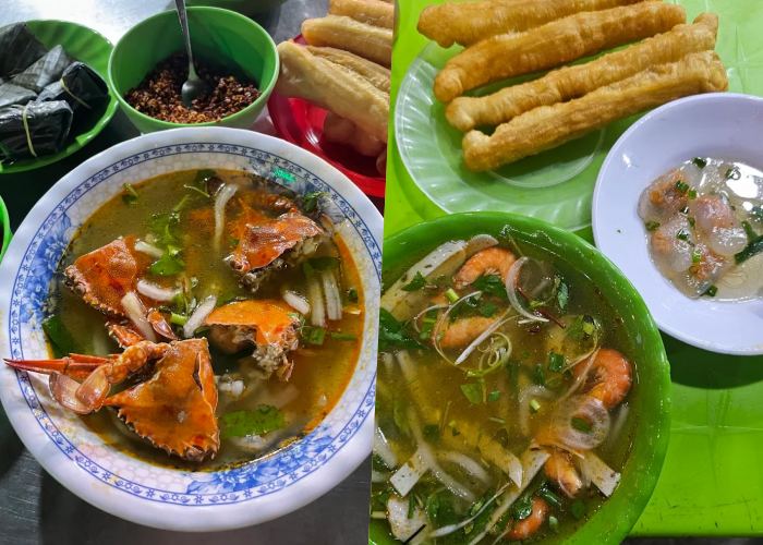quán ăn khuya ở Đà Nẵng quán bánh canh Bà Bé