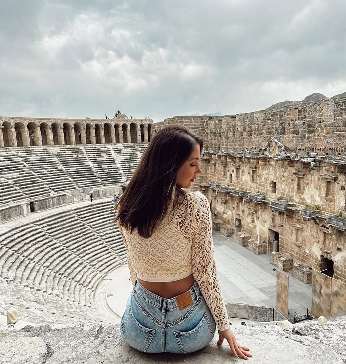 Check in nhà hát La Mã Aspendos Thổ Nhĩ Kỳ