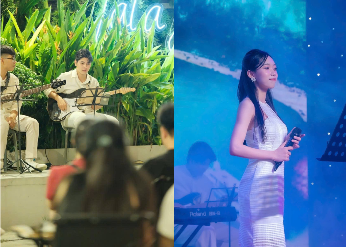 Du khách thưởng thức các tiết mục biểu diễn nghệ thuật tại sân khấu trung tâm - Ảnh: Fanpage Phố cổ Hoa Lư - Ninh Bình