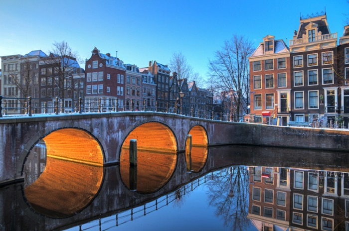 đi du lịch Amsterdam dịp Giáng Sinh