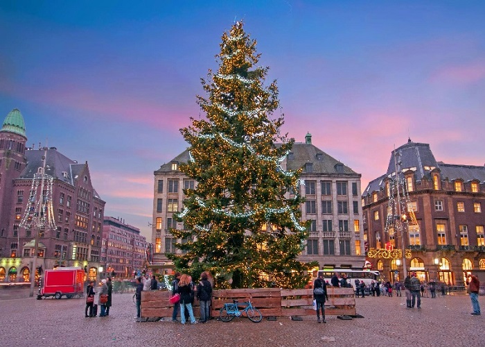 đi du lịch Amsterdam dịp Giáng Sinh