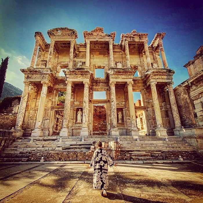 thư viện Celsus Ephesus ở Thổ Nhĩ Kỳ