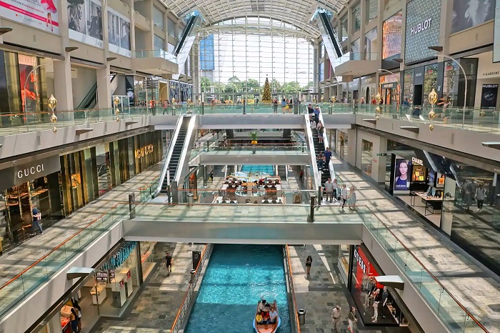 The Shoppes khu mua sam noi tieng singapore