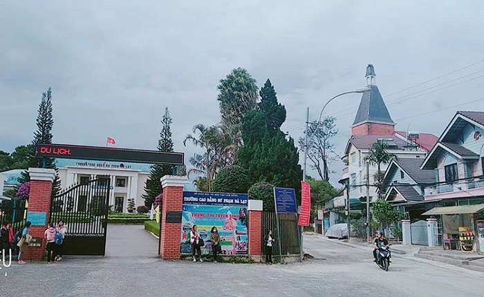 Dalat College of Education - school gate