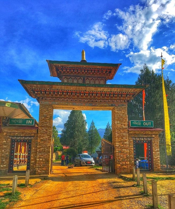 cổng - công trình đẹp tại Bảo tàng quốc gia Bhutan 