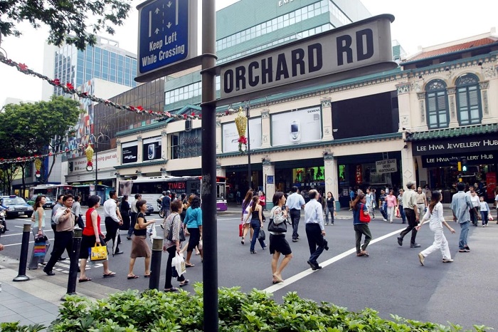 dai lo-orchard road khu mua sam noi tieng singapore