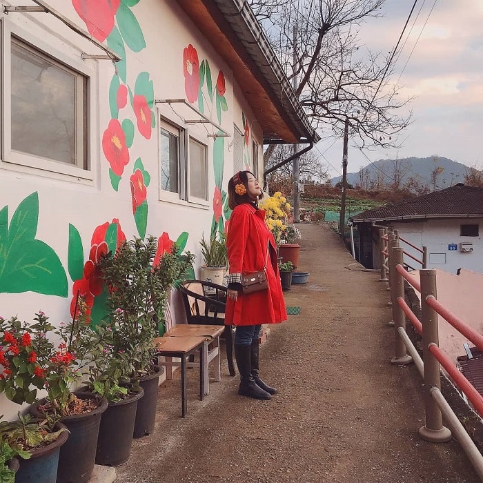 kinh nghiệm du lịch Jeonju Hàn Quốc - check in làng bích họa Jaman