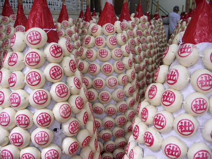 Những điều thú vị tại lễ hội bánh bao Hồng Kông