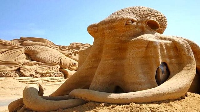 Lễ hội điêu khắc cát Sondervig - Lễ hội ở Đan Mạch hút khách nhất