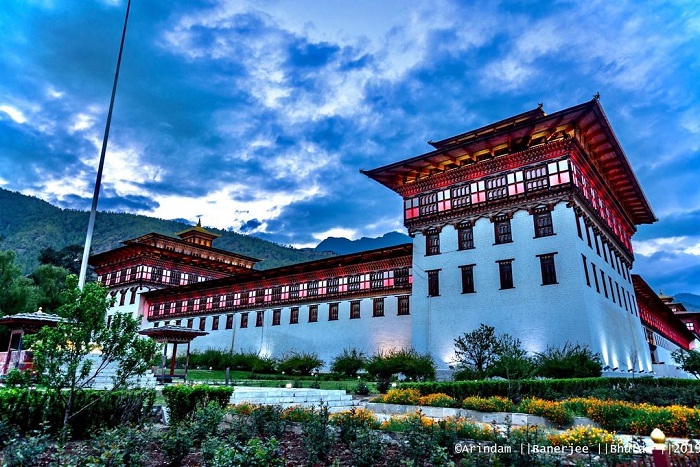 kiến trúc hiện nay của Pháo đài Tashichho Dzong 