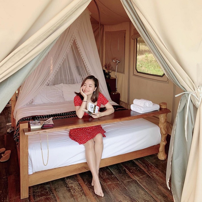 phòng lều - điểm thú vị tại Khu dã ngoại Lak Tented Camp 