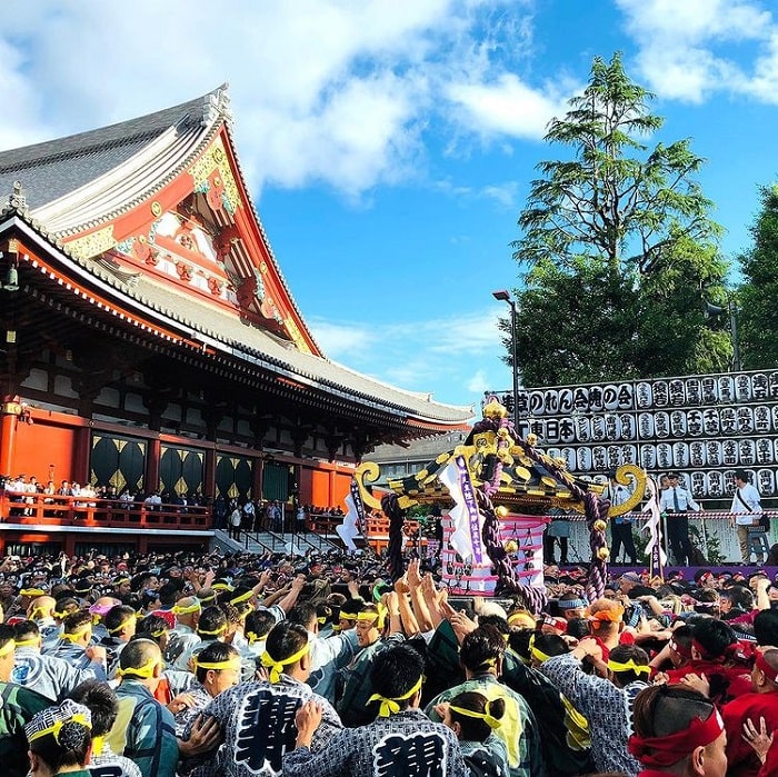tham quan chùa Sensoji - dự lễ hội sôi động