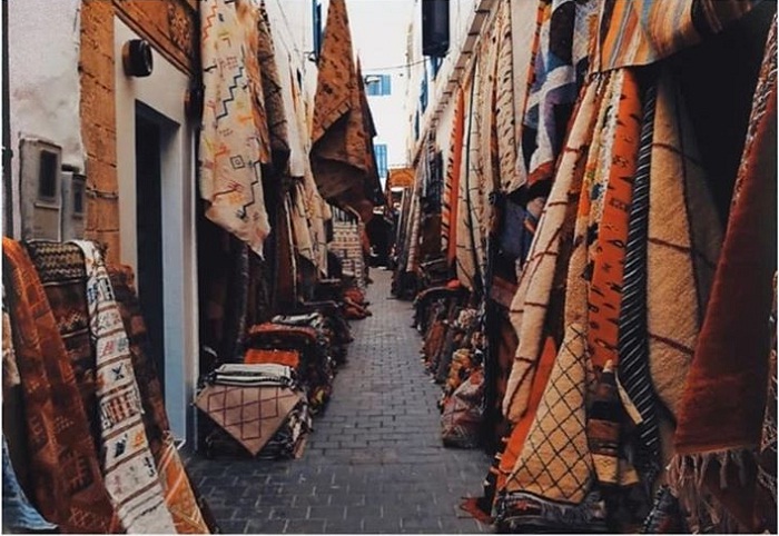 Du lịch Maroc mua gì về làm quà - thảm