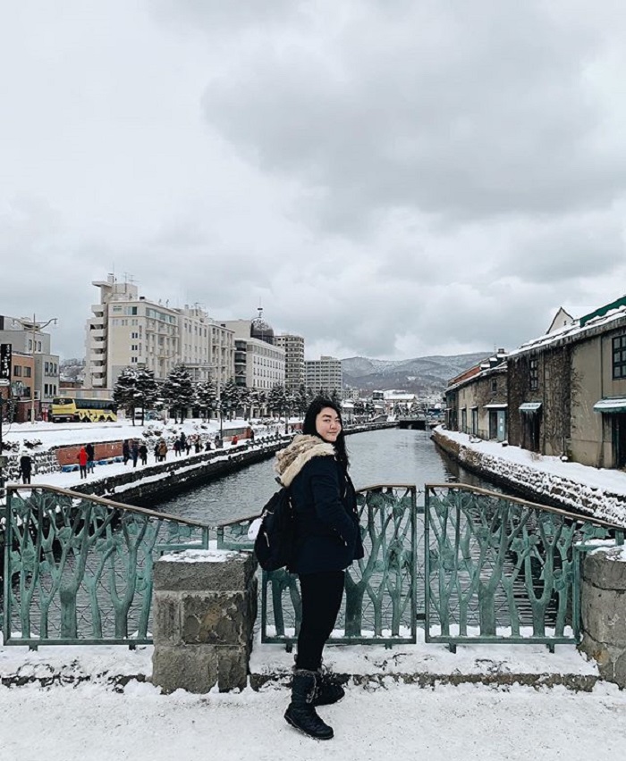 thị trấn đẹp ở Nhật Bản - đón tuyết ở Otaru Hokkaido
