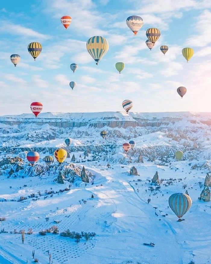 du lịch Thổ Nhĩ Kỳ mùa đông thăm Cappadocia 