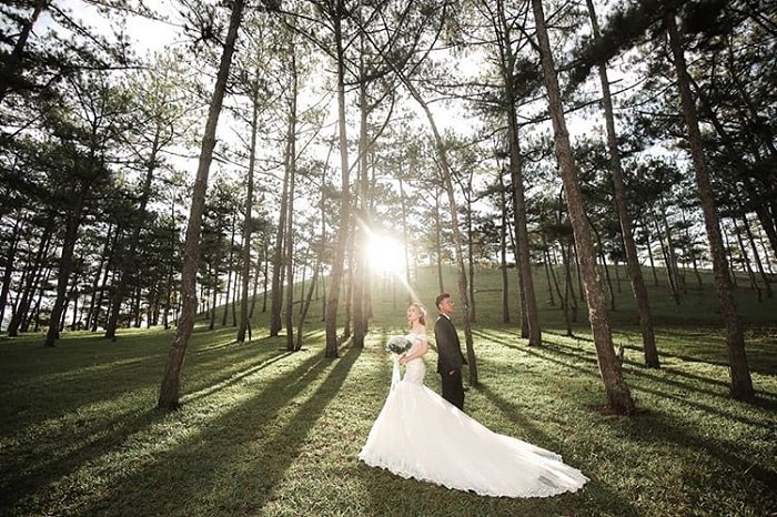 Dalat golden valley - a beautiful place for wedding photography