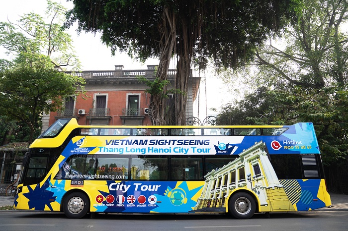 Hướng dẫn trải nghiệm xe buýt 2 tầng ở Hà Nội - tuyến 02