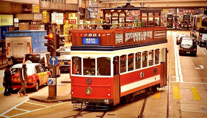 Xe điện Tram cổ - Phương tiện đi lại ở Hồng Kông