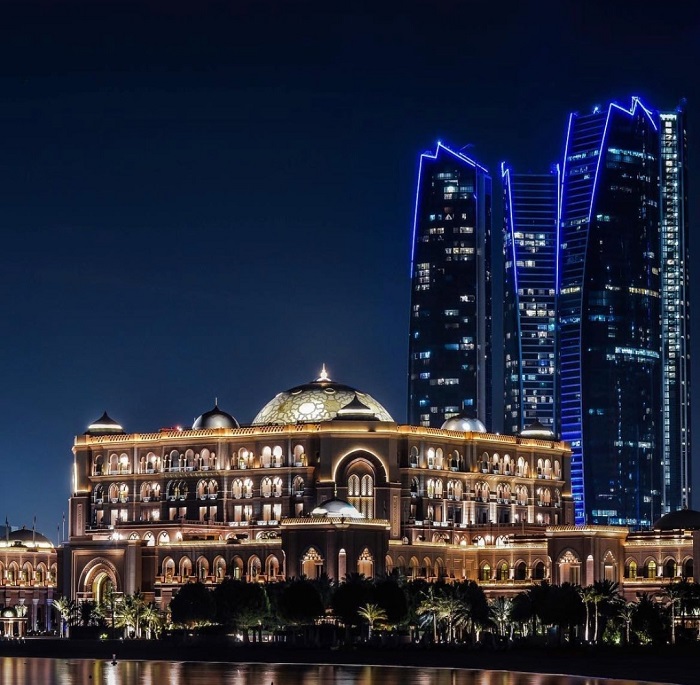 Cung điện Emirates là nơi nổi tiếng xa hoa ở Abu Dhabi