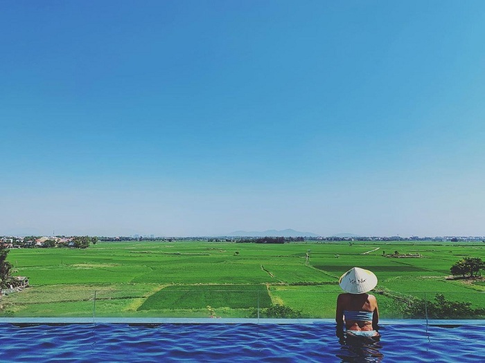 Lasenta Boutique Hoi An is home to a beautiful infinity pool in Central Vietnam