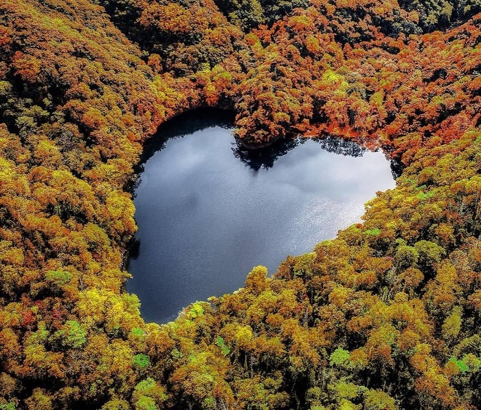 Kinh nghiệm khám phá hồ trái tim Toyoni Nhật Bản