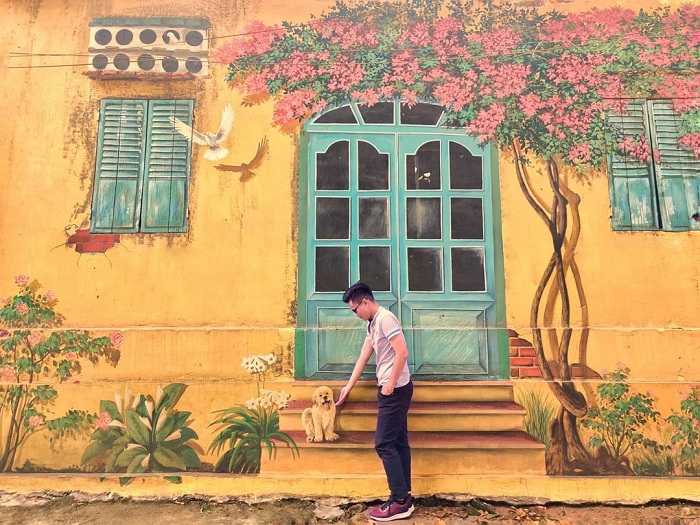 Chu Xa is a beautiful mural village in Vietnam